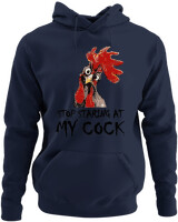 Φούτερ με κουκούλα - Stop Staring At My Cock - Color Thumbnail Navy Blue
