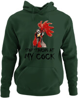 Φούτερ με κουκούλα - Stop Staring At My Cock - Color Thumbnail Κυπαρισσί
