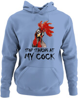 Φούτερ με κουκούλα - Stop Staring At My Cock - Color Thumbnail Blue Carolina