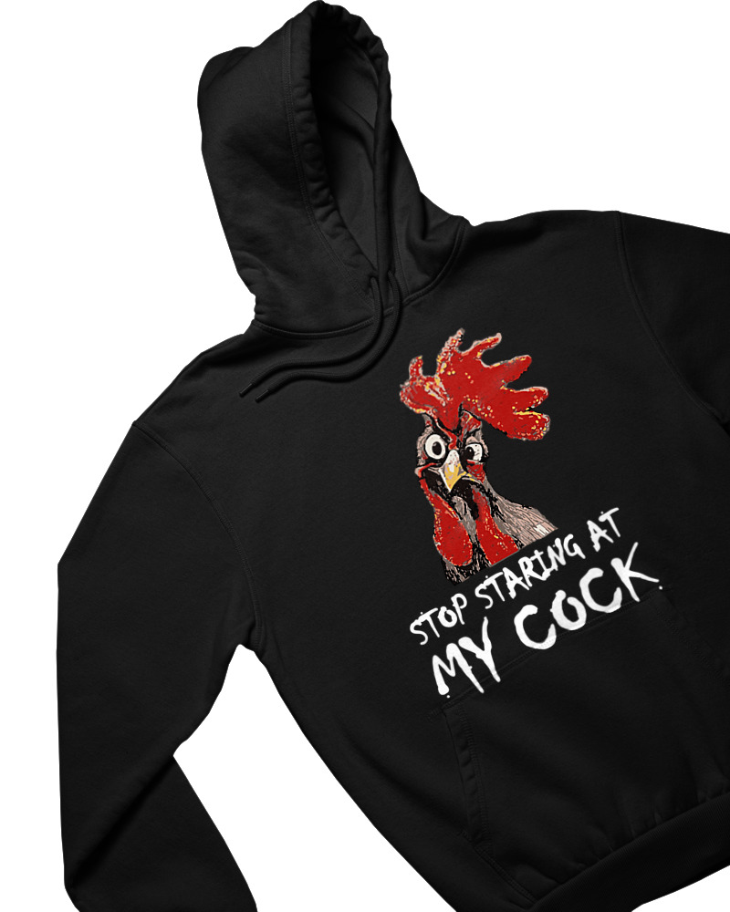 Φούτερ με κουκούλα - Stop Staring At My Cock - Image 1