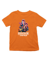 T-Shirt  - Stranger Things Heroes - Color Thumbnail Πορτοκαλί
