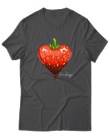 T-Shirt Αντρικό - Strawberry - Color Thumbnail Ανθρακί
