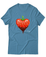 T-Shirt Αντρικό - Strawberry - Color Thumbnail Τιρκουάζ