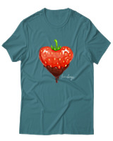 T-Shirt Αντρικό - Strawberry - Color Thumbnail Μπλε Πράσινο