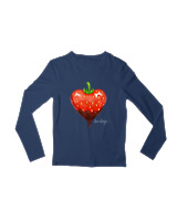Μακρυμάνικο Μακό Παιδικό - Strawberry - Color Thumbnail Σκούρο Μπλε