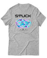 T-Shirt Αντρικό - Stuck - Color Thumbnail Γκρι Μελανζέ
