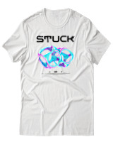 T-Shirt Αντρικό - Stuck - Color Thumbnail Άσπρο