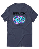 T-Shirt Αντρικό - Stuck - Color Thumbnail Μπλε Γκρι