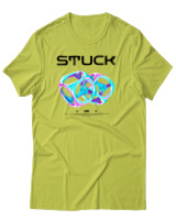 T-Shirt Αντρικό - Stuck - Color Thumbnail Λαχανί