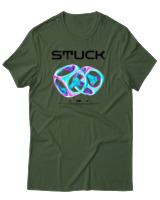 T-Shirt Αντρικό - Stuck - Color Thumbnail Κυπαρισσί