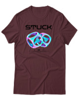 T-Shirt Αντρικό - Stuck - Color Thumbnail Μπορντό