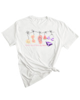 T-Shirt Woman Fashion Γυναικείο - Summer Of Mind - Color Thumbnail WHITE