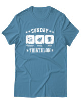 T-Shirt Αντρικό - Sunday Triathlon - Color Thumbnail Τιρκουάζ