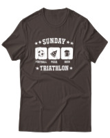 T-Shirt Αντρικό - Sunday Triathlon - Color Thumbnail Καφέ