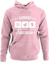 Φούτερ με κουκούλα - Sunday Triathlon - Color Thumbnail Pink