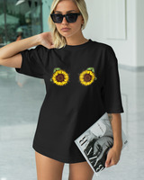 T-Shirt Classic - Sunflower Tits - Color Thumbnail BLACK