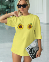 T-Shirt Classic - Sunflower Tits - Color Thumbnail LIGHT YELLOW