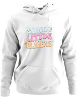 Φούτερ με κουκούλα - Sunny Little Babe - Color Thumbnail ΄Ασπρο