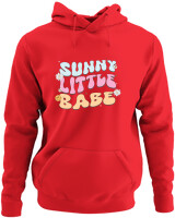 Φούτερ με κουκούλα - Sunny Little Babe - Color Thumbnail Κόκκινο
