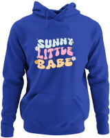 Φούτερ με κουκούλα - Sunny Little Babe - Color Thumbnail Μπλε Ρουά