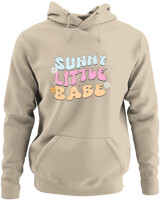 Φούτερ με κουκούλα - Sunny Little Babe - Color Thumbnail Μπέζ