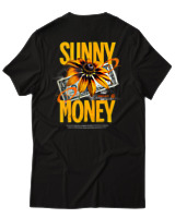 T-Shirt Αντρικό - Sunny Money - Color Thumbnail Μαύρο