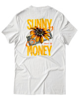 T-Shirt Αντρικό - Sunny Money - Color Thumbnail Άσπρο