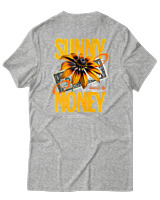 T-Shirt Αντρικό - Sunny Money - Color Thumbnail Γκρι Μελανζέ