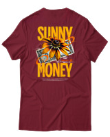 T-Shirt Αντρικό - Sunny Money - Color Thumbnail Σκούρο Κόκκινο