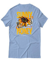 T-Shirt Αντρικό - Sunny Money - Color Thumbnail Γαλάζιο