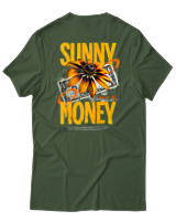 T-Shirt Αντρικό - Sunny Money - Color Thumbnail Κυπαρισσί