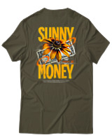 T-Shirt Αντρικό - Sunny Money - Color Thumbnail Χακί