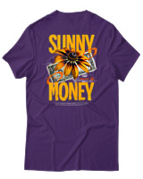 T-Shirt Αντρικό - Sunny Money - Color Thumbnail Σκούρο Μωβ