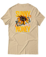 T-Shirt Αντρικό - Sunny Money - Color Thumbnail Μπεζ