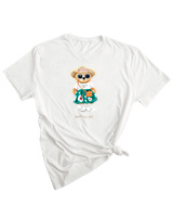 T-Shirt Woman Fashion Γυναικείο - Sunshine Day - Color Thumbnail WHITE