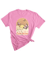 T-Shirt Woman Fashion Γυναικείο - Sunshine - Color Thumbnail PINK