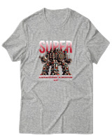 T-Shirt Αντρικό - Super Colossal Castle - Color Thumbnail Γκρι Μελανζέ