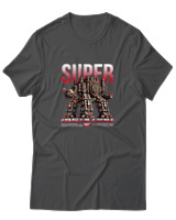 T-Shirt Αντρικό - Super Colossal Castle - Color Thumbnail Ανθρακί