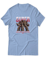 T-Shirt Αντρικό - Super Colossal Castle - Color Thumbnail Γαλάζιο