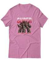 T-Shirt Αντρικό - Super Colossal Castle - Color Thumbnail Ροζ