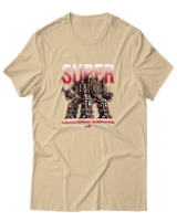 T-Shirt Αντρικό - Super Colossal Castle - Color Thumbnail Μπεζ