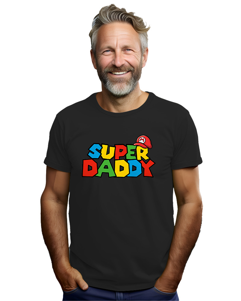 T-Shirt Αντρικό - Super Daddy - Image 2