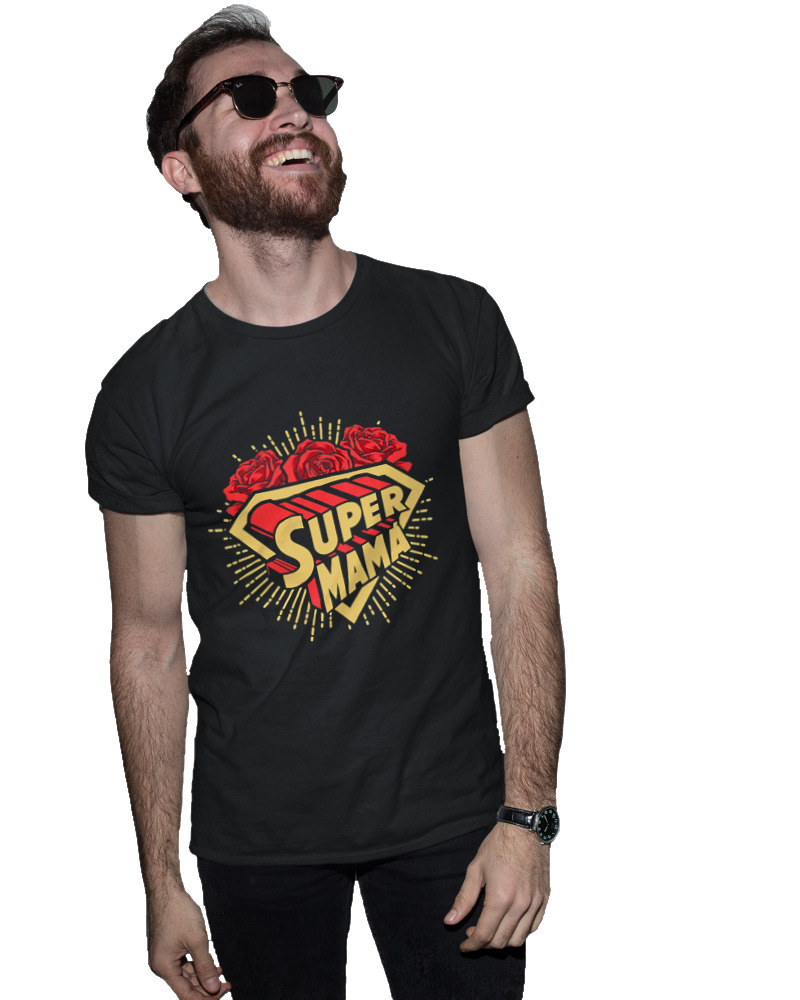T-Shirt Fit - Super Mama - Image 1