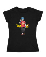 Κοριτσίστικο Κοντομανικο Παιδικό - Super Saiyan Blue - Color Thumbnail Μαύρο
