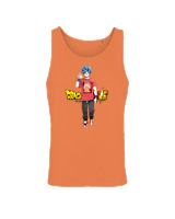 Αμάνικο Μπλουζάκι Αντρικό - Super Saiyan Blue - Color Thumbnail Peach