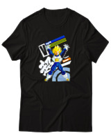 T-Shirt Αντρικό - Super Saiyan Vegeta - Color Thumbnail Μαύρο