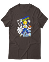 T-Shirt Αντρικό - Super Saiyan Vegeta - Color Thumbnail Καφέ