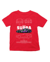 T-Shirt  Παιδικό - Supra A90 - Color Thumbnail Κόκκινο