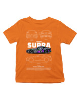 T-Shirt  Παιδικό - Supra A90 - Color Thumbnail Πορτοκαλί