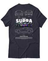 T-Shirt Αντρικό - Supra A90 - Color Thumbnail Σκούρο Μπλε